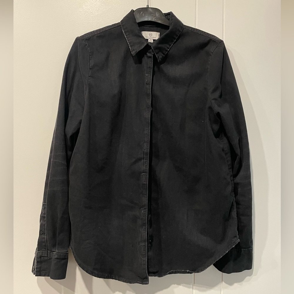 AG womens button down soft denim shirt